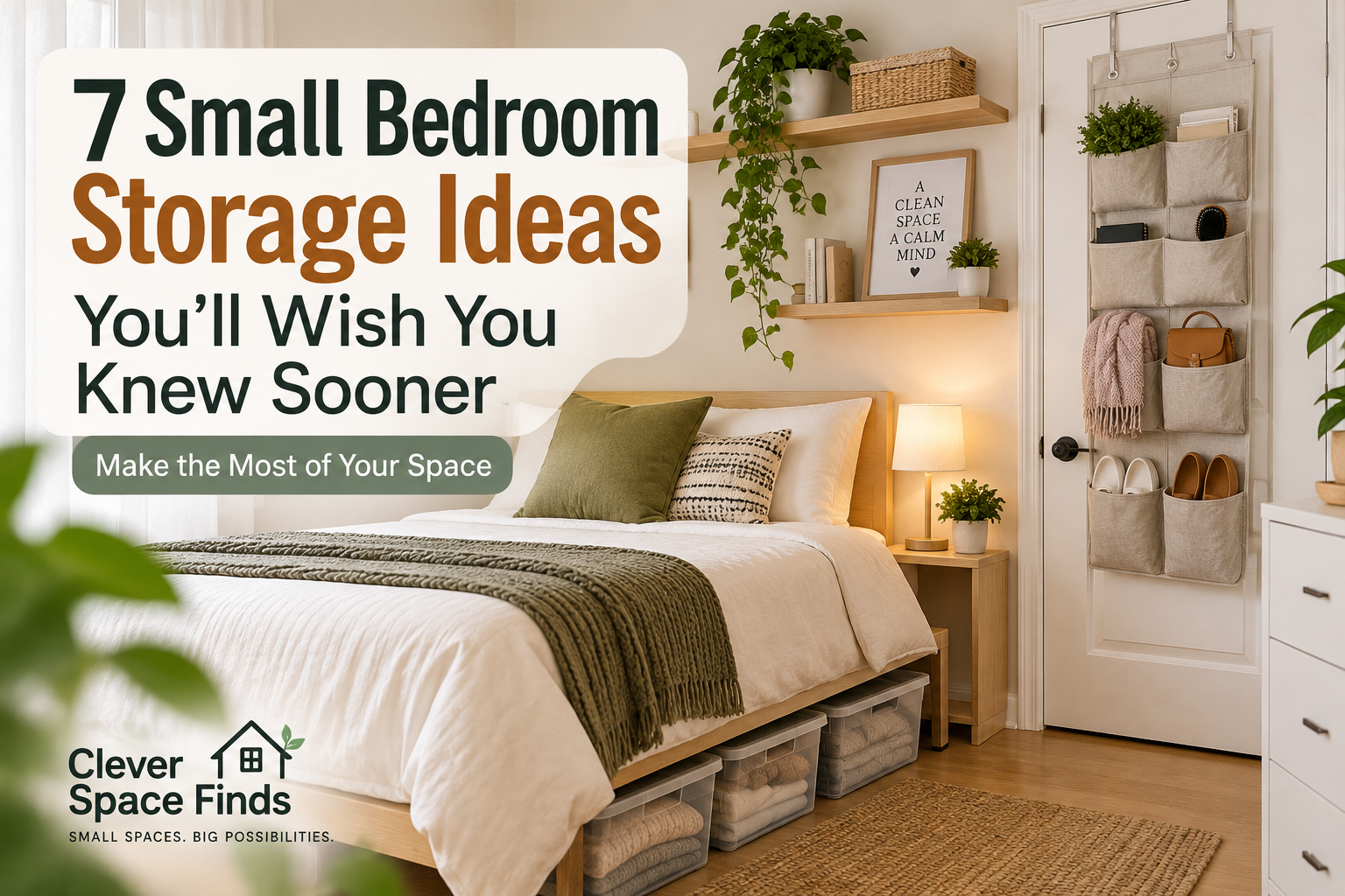 7 Small Bedroom Storage Ideas You’ll Wish You Knew Sooner
